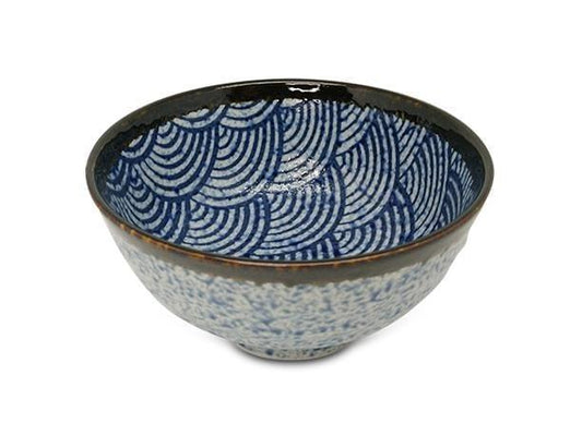 Wave Blue Japanese Bowl 8cm - Kitchenalia Westboro