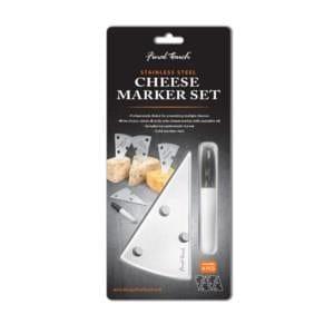 Final Touch Stainless Steel Cheese Marker Set of 4 - Kitchenalia Westboro
