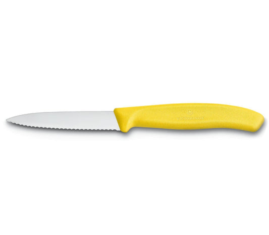 Victorinox Swiss Classic 3" Serrated Paring Knife Yellow - Kitchenalia Westboro