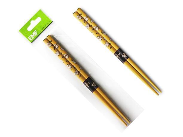 EMF Bamboo Chopsticks Yellow Ducks 16.5cm - Kitchenalia Westboro