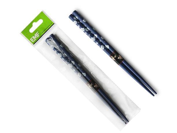 EMF Bamboo Chopsticks Blue Cat - Kitchenalia Westboro