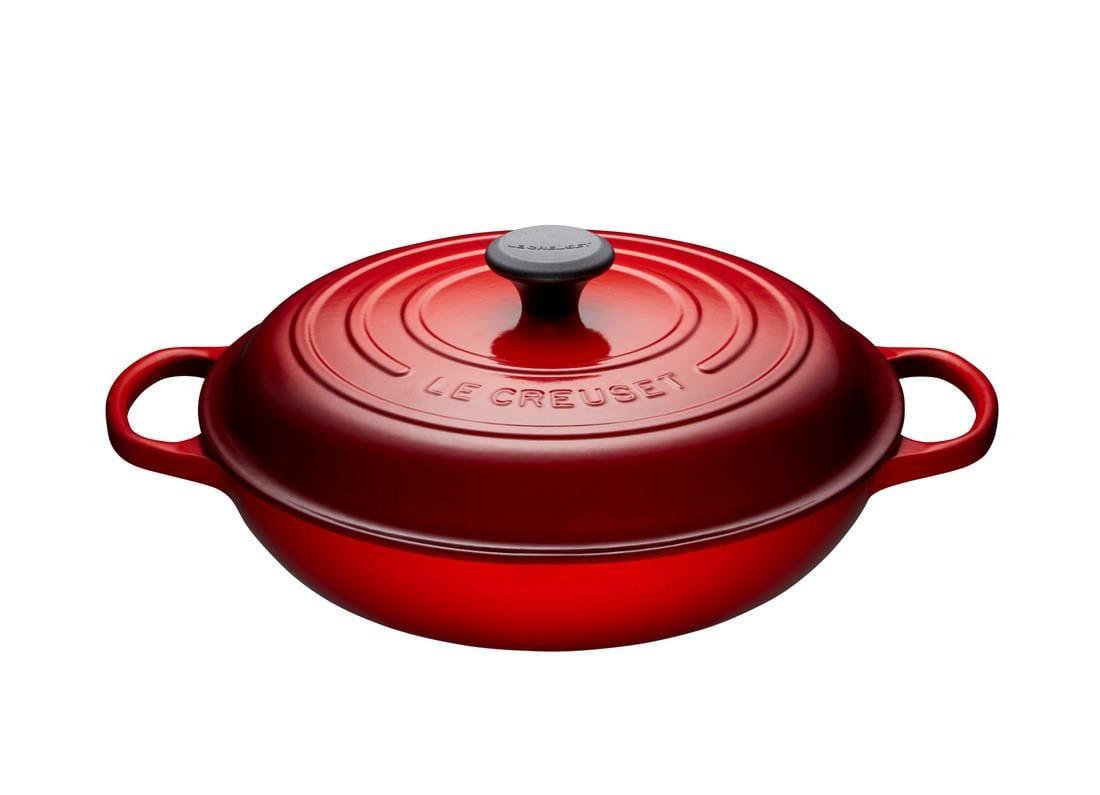 Le Creuset 3.5L Cast Iron Braiser Cerise - Kitchenalia Westboro