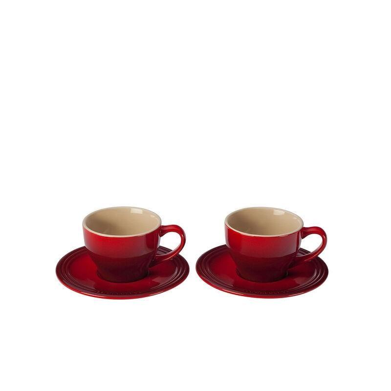 Le Creuset Classic Cappuccino Set Cerise - Kitchenalia Westboro