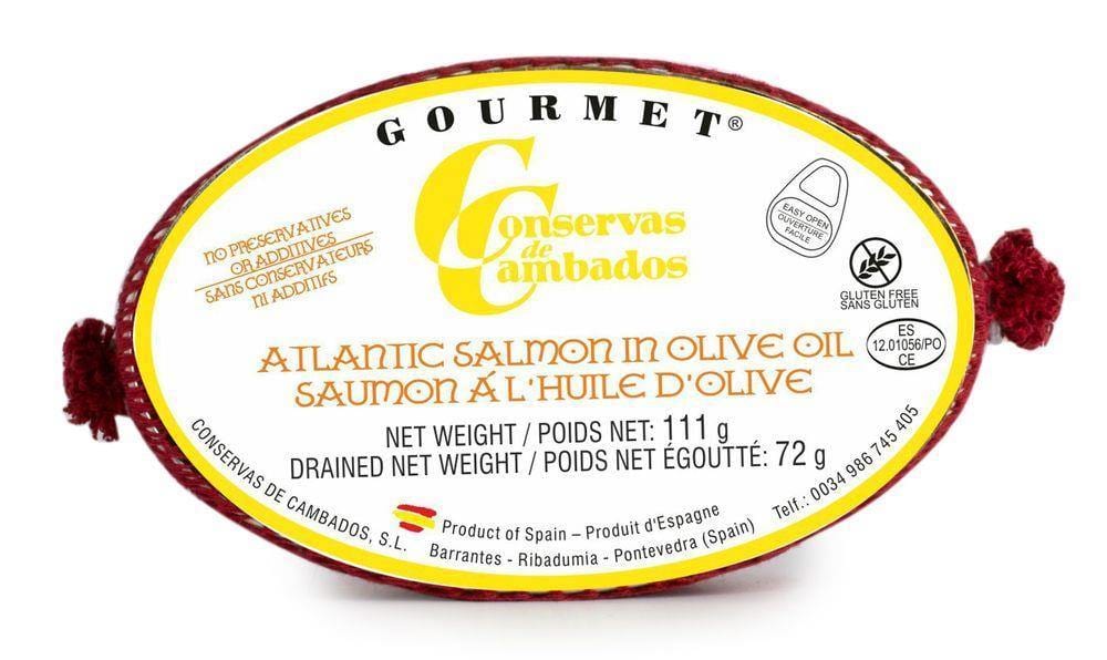 Conservas de Cambados Atlantic Salmon in Olive Oil 111g - Kitchenalia Westboro