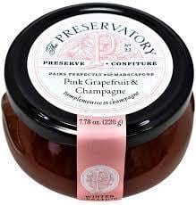 The Preservatory Pink Grapefruit with Champagne Preserve 220ml - Kitchenalia Westboro