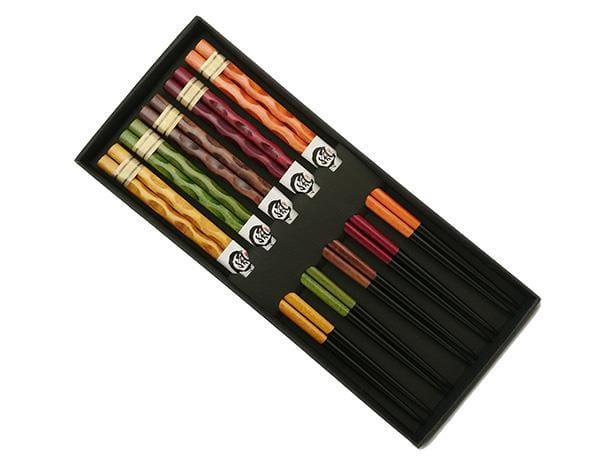 EMF Wood Chopsticks Twirl 22.5cm 5pk - Kitchenalia Westboro