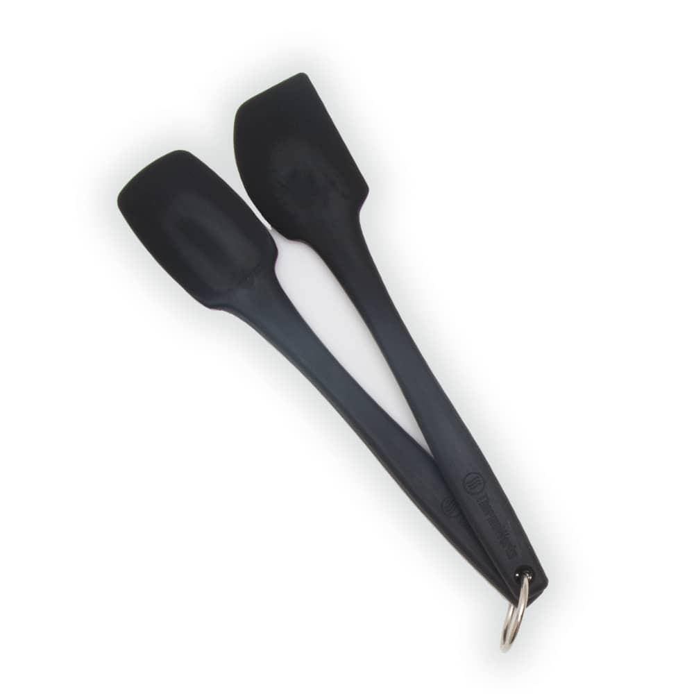 Thermoworks Mini Silicone Spatula/Spoonula Set Black - Kitchenalia Westboro