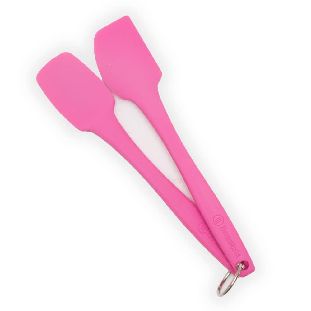 Thermoworks Mini Silicone Spatula/Spoonula Set Pink - Kitchenalia Westboro