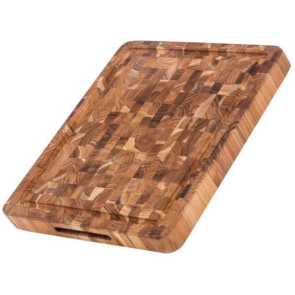 Teak Haus Butcher Block with Juice Canal 16"x12"x1.5" - Kitchenalia Westboro