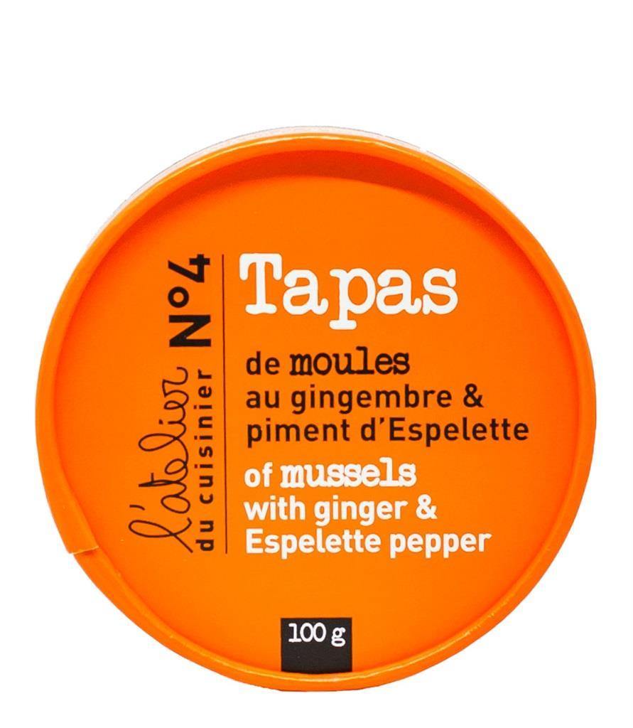L'Atelier du Cuisinier No4 Tapas of Mussels with Ginger & Espelette Pepper 100g - Kitchenalia Westboro