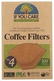 If You Care No.4 Coffee Filters pkg. 100 - Kitchenalia Westboro