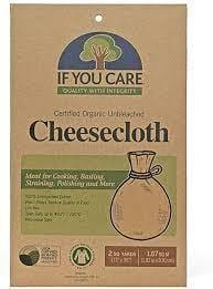 If You Care Certified Organic Unbleached Cheesecloth 2sq yards - Kitchenalia Westboro