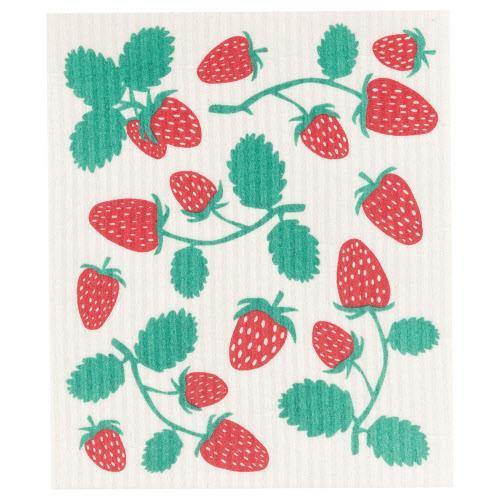 Now Designs Swedish Strawberries Dishcloth - Kitchenalia Westboro