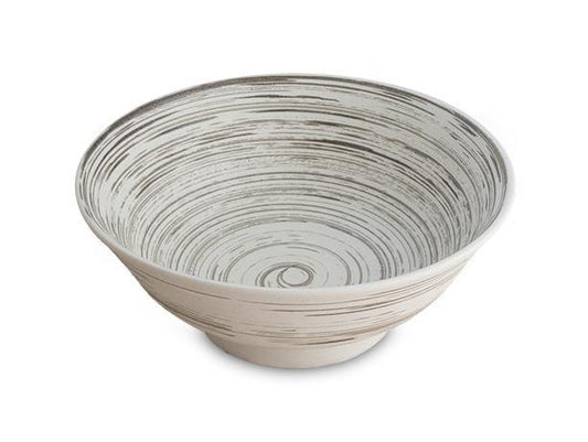 Swirl White 8" Japanese Bowl - Kitchenalia Westboro
