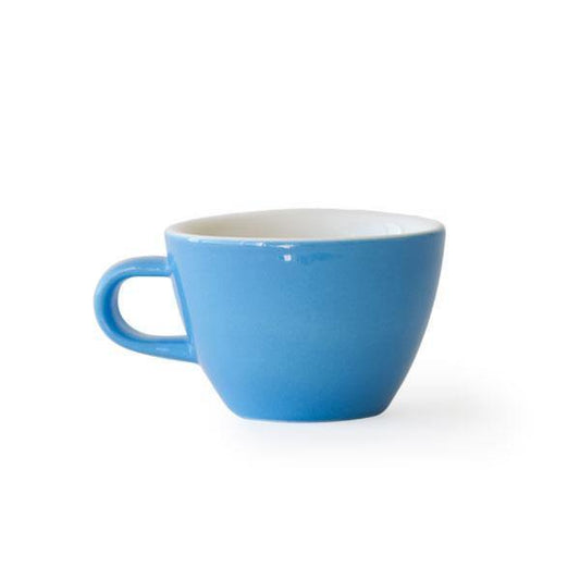 Acme Flat White Cup Blue 150ml - Kitchenalia Westboro