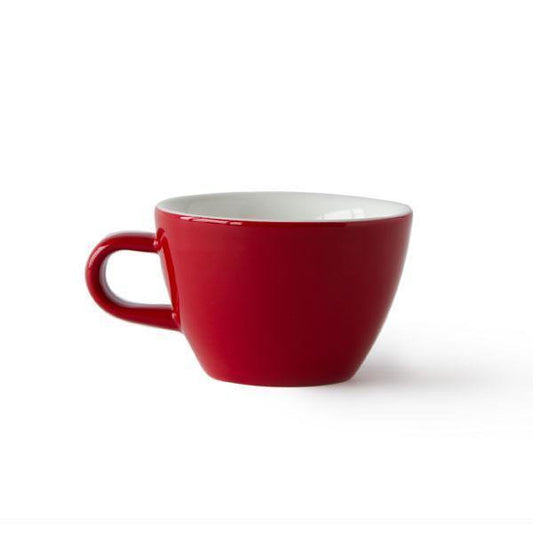 Acme Flat White Cup Red 150ml - Kitchenalia Westboro