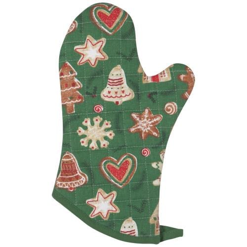 Oven Mitts Classic Xmas Cookies