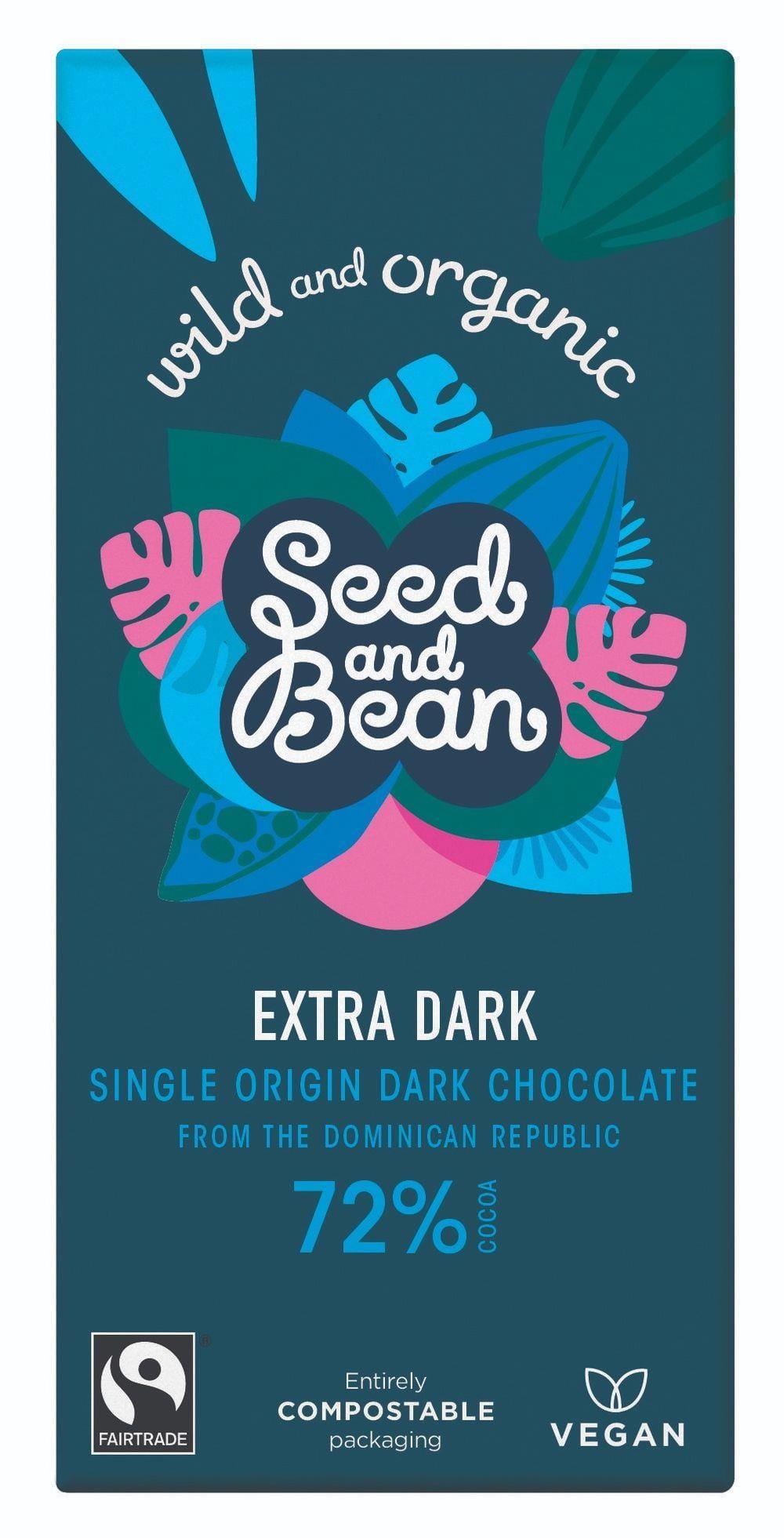 Seed and Bean Extra Dark Chocolate 72% 85g - Kitchenalia Westboro