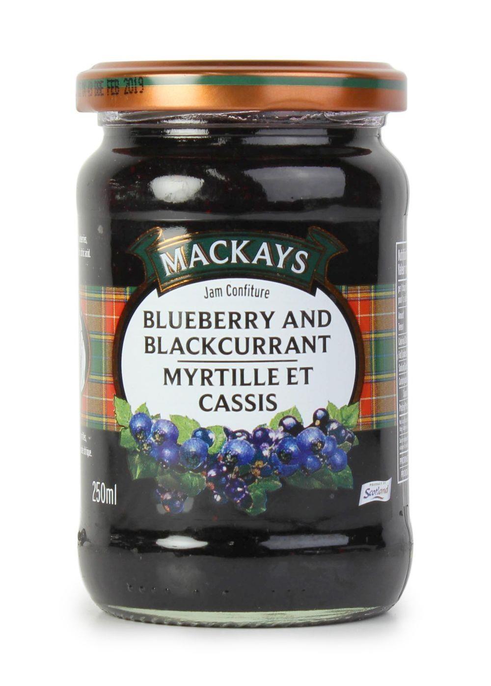 MacKays Blueberry and Blackcurrant Preserve 250ml - Kitchenalia Westboro