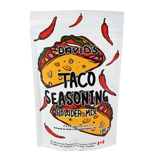 David's Taco Seasoning Powder Rub 140g - Kitchenalia Westboro