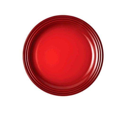 Le Creuset 22cm Classic Salad/Dessert Plates (Set of 4) Cerise - Kitchenalia Westboro