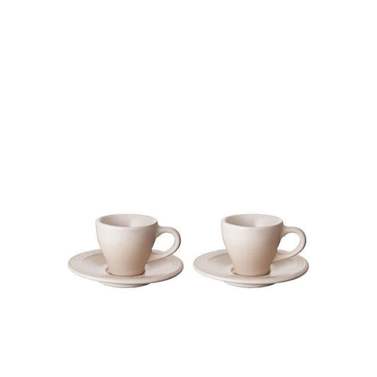 Le Creuset Classic Espresso Cups (Set of 2) Meringue - Kitchenalia Westboro