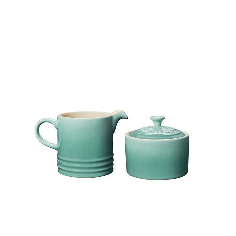 Le Creuset Classic Cream & Sugar Set Sage - Kitchenalia Westboro