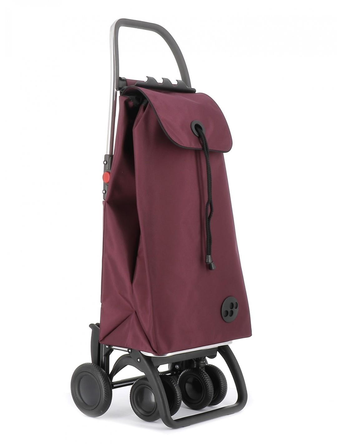 Rolser I-Max MF 4 Wheel 2 Swivelling Foldable Shopping Trolley Burgandy - Kitchenalia Westboro