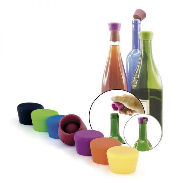 Pulltex Silicone Wine Stopper Assorted Colours - Kitchenalia Westboro