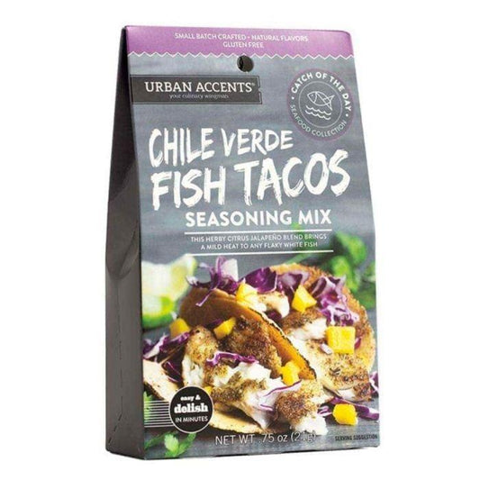 Urban Accents Chili Verde Fish Tacos Seasoning Mix .75oz - Kitchenalia Westboro
