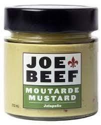 Joe Beef Jalapeno Mustard 212ml - Kitchenalia Westboro