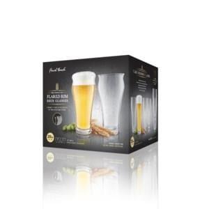Final Touch Flared Rim Beer Glasses 20oz Set of 4 - Kitchenalia Westboro