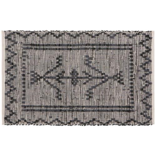 Rug Indoor Chindi Leather Archer