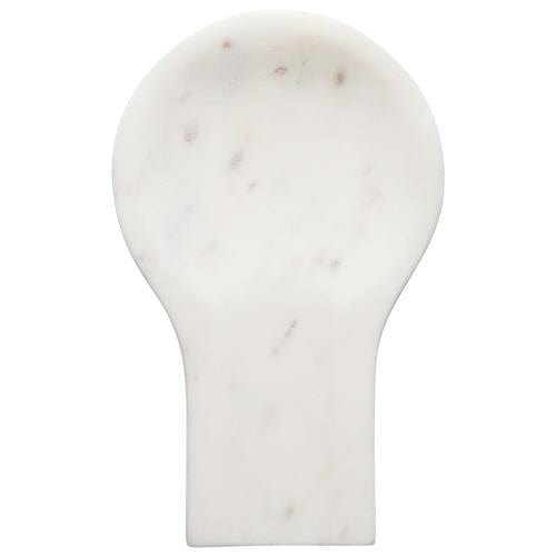 Spoon Rest White Marble