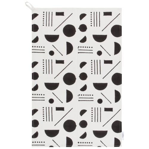 Dishtowel Block Print Domino