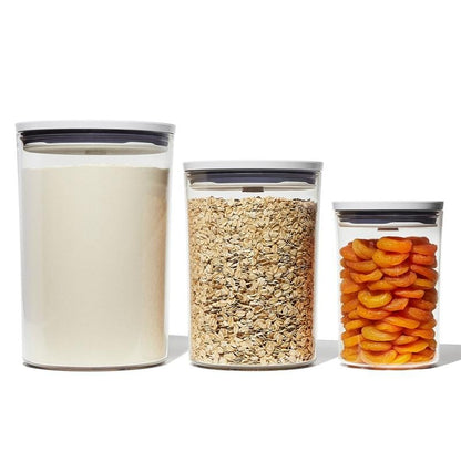 OXO 3-Piece POP Round Canister Graduated Set