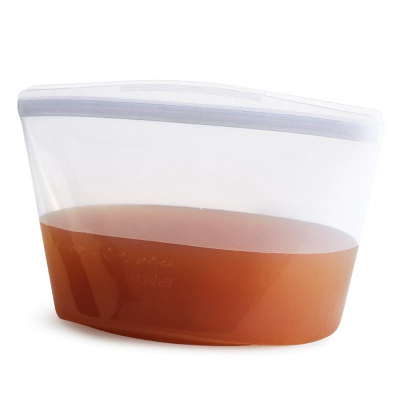 Bowl Silicone Clear Storage Bag 6-Cup Stasher
