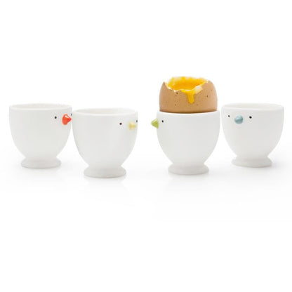 Egg Cups Porcelain Chickadees Set of 4
BIA