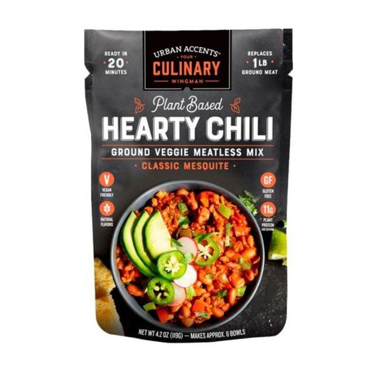 Plant Based Hearty Chili Classic Mesquite 119g
Urban Accents