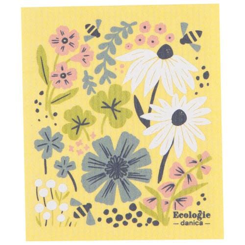 Swedish Sponge Cloth Bees & Blooms