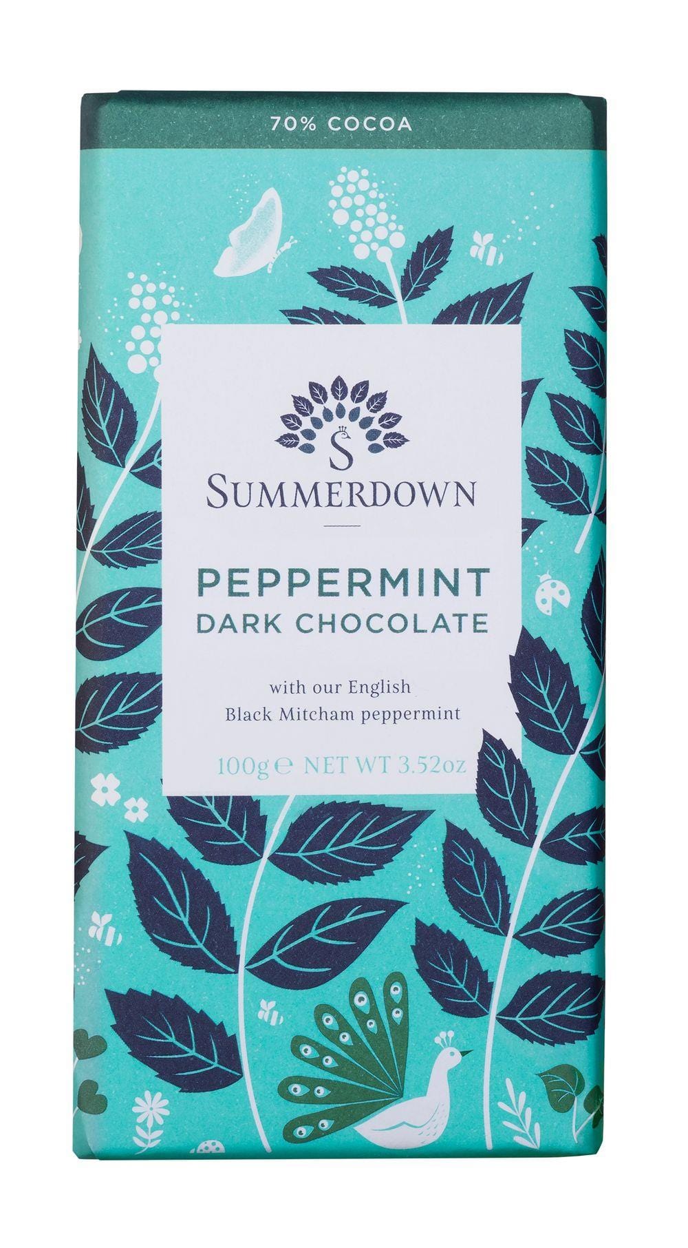 Chocolate Dark Peppermint Bar 100g
Summerdown