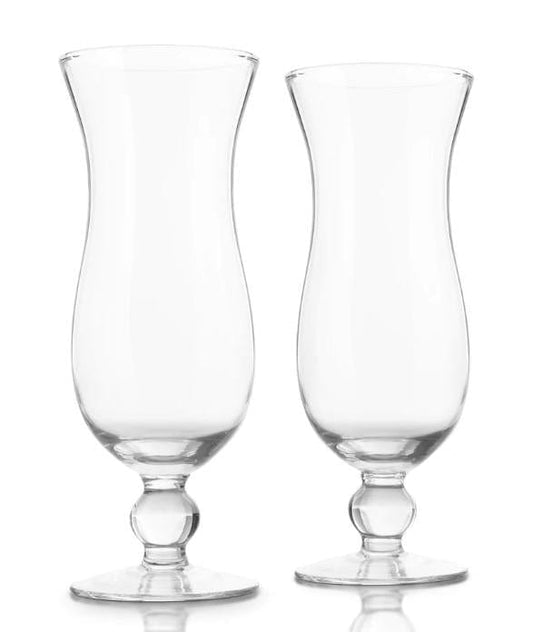 Final Touch Hurricane Glass set of 2