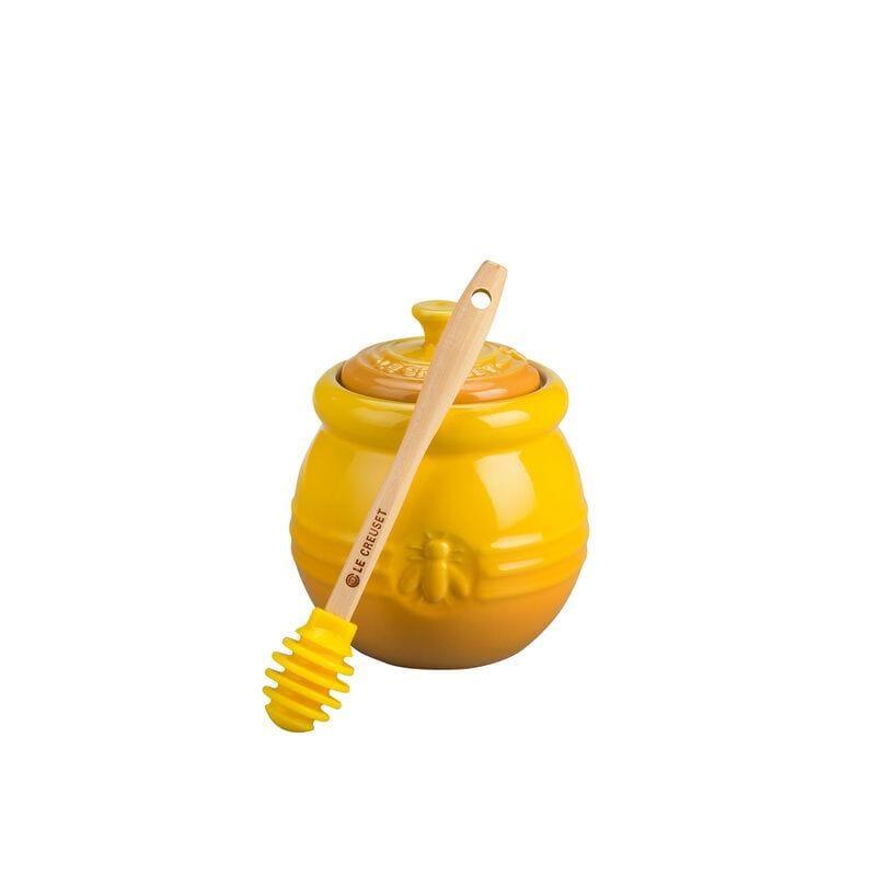 Le Creuset Honey Pot with Silicone Honey Dipper - Kitchenalia Westboro