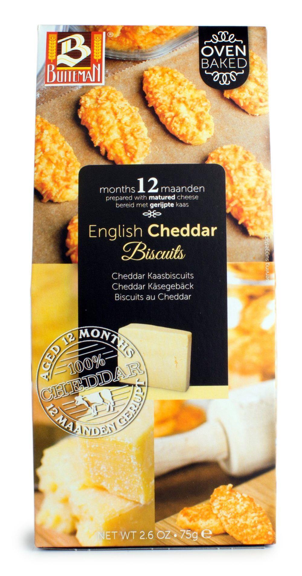 Buiteman Cheddar Cheese Biscuits 75g - Kitchenalia Westboro