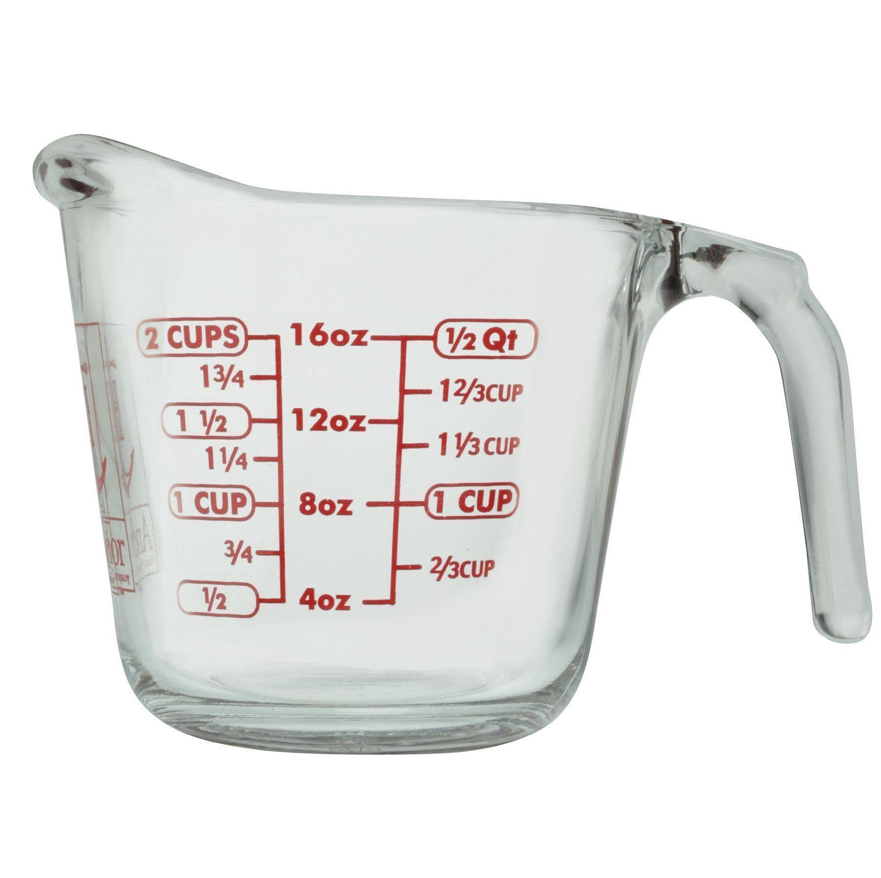 Anchor Hocking 2 Cup Glass Measuring Cup - Kitchenalia Westboro